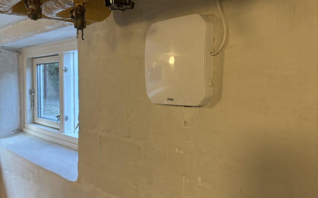 Kælderlugt fjernelse med ventilation og fugtstyring